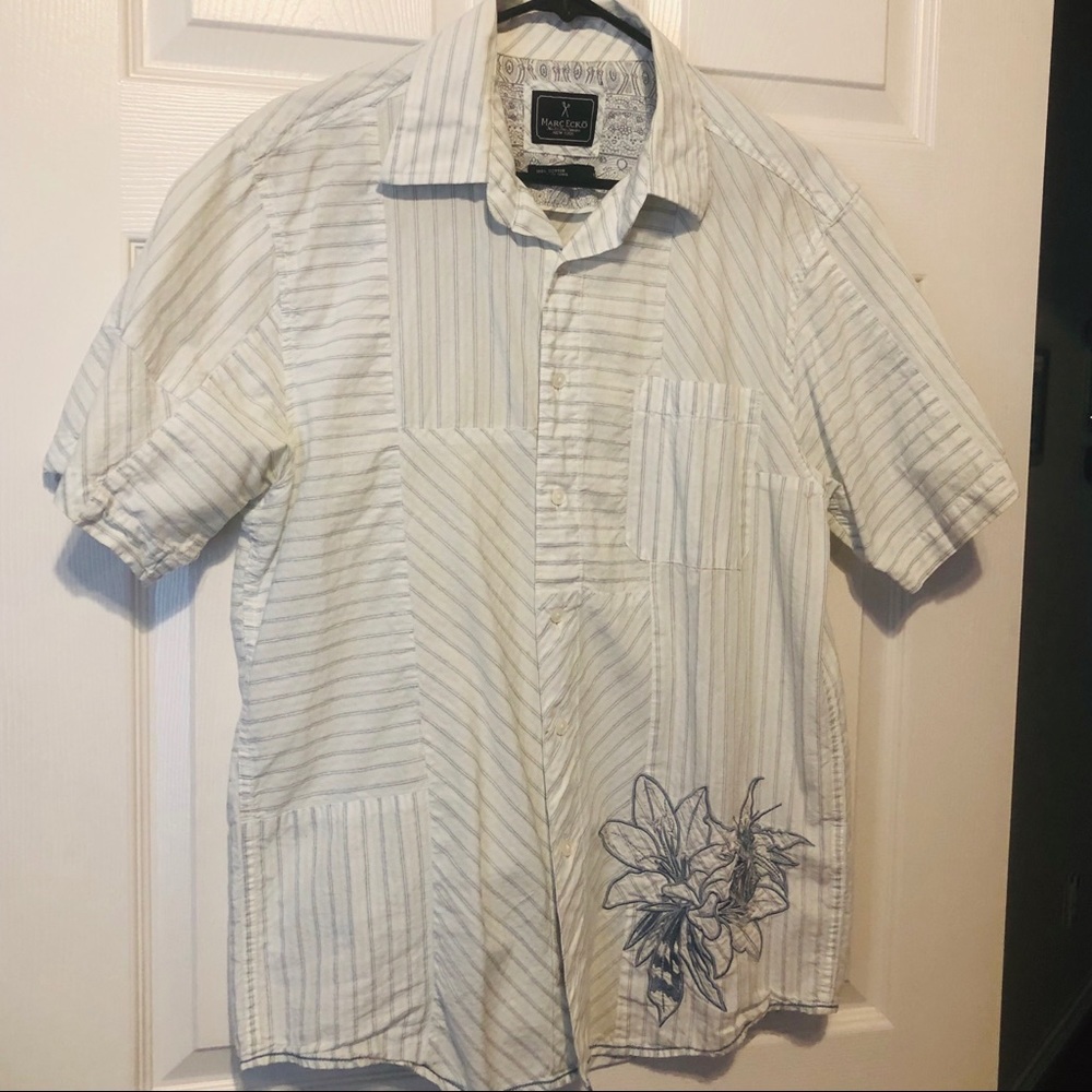 Marc Ecko Short Sleeve Button Down Shirt